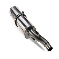 GPR exhaust compatible with  Suzuki Sv 650 - S 1999-2002, Trioval, Homologated legal mid-full system exhaust including removable db killer 