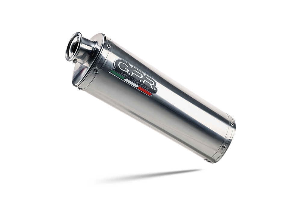 GPR exhaust compatible with  Suzuki Sv 650 - S 1999-2002, Trioval, Homologated legal mid-full system exhaust including removable db killer 