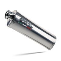 GPR exhaust compatible with  Suzuki Sv 650 - S 1999-2002, Trioval, Homologated legal mid-full system exhaust including removable db killer 
