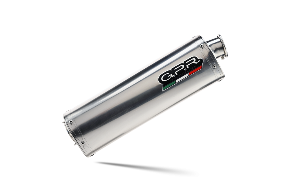 GPR exhaust compatible with  Bmw F 650 St 1993-2002, Trioval, Homologated legal slip-on exhaust including removable db killer, link pipe and catalyst 