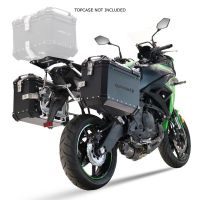 GPR TECH COMPATABILE CON Kawasaki Versys 650 2023/2024 e5 plus GPR TECH COPPIA DI VALIGIE LATERAL,I COLORE NERO, SERIE ALPI-TECH 38 LT. + 38 LT. CON TELAIO SPECIFICO 