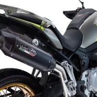 Scarico GPR compatibile con  Voge 900DSX 2024-2025, Furore-X Titanio Nero, Scarico omologato, silenziatore con db killer estraibile e raccordo specifico