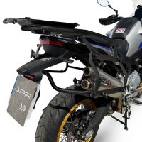 GPR TECH COMPATABILE CON Voge 900DSX 2024/2025 e5 GPR TECH Telaio specifico per valigie laterali capienza 38 Lt + 32 Lt., colore nero 