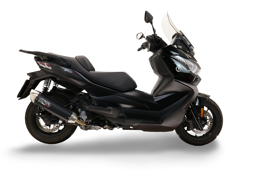 Scarico GPR compatibile con  Voge SR4 Max 2022-2024, Furore-X Scooter, scarico Racing, con raccordo specifico e db killer estraibile, non conforme per uso stradale