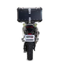 GPR TECH compatible with  GPR TECH Top case in aluminum, black silver color with specific plate included Top case in aluminum, black silver color with specific plate included Capacity 45 LT.