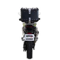 GPR TECH compatible with  GPR TECH Top case in aluminum, black silver color with specific plate included Top case in aluminum, black silver color with specific plate included Capacity 35 LT.