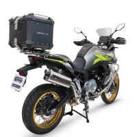 GPR TECH compatible with  GPR TECH Top case in aluminum, black silver color with specific plate included Top case in aluminum, black silver color with specific plate included Capacity 35 LT.
