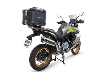 GPR TECH compatible with  GPR TECH Top case in aluminum, black silver color with specific plate included Top case in aluminum, black silver color with specific plate included Capacity 35 LT.