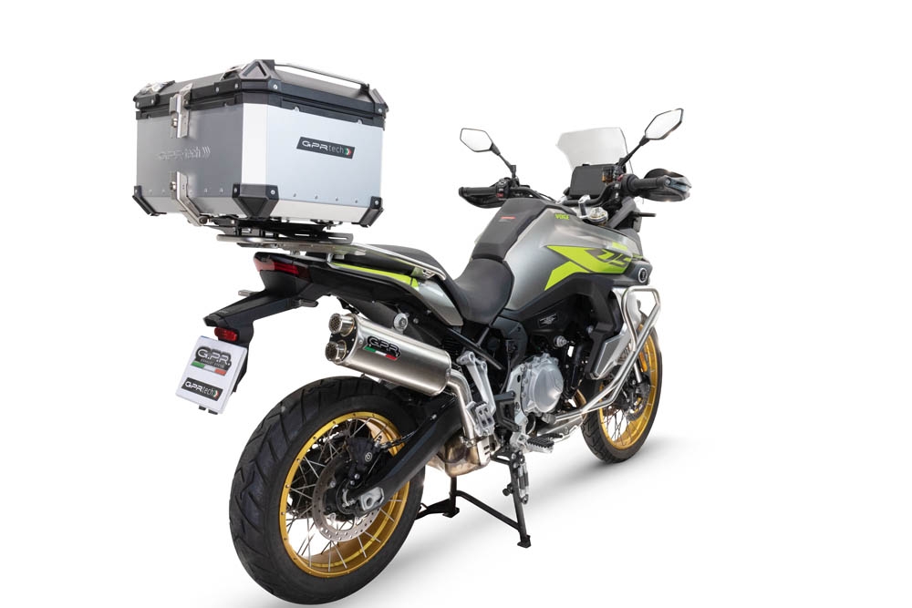 GPR TECH compatible with  GPR TECH Top case in aluminum, silver color with specific plate included Top case in aluminum, silver color with specific plate included Capacity 55 LT.