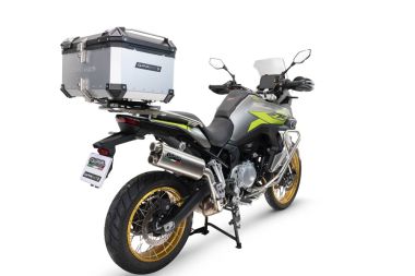 GPR TECH compatible with  GPR TECH Top case in aluminum, silver color with specific plate included Top case in aluminum, silver color with specific plate included Capacity 45 LT.