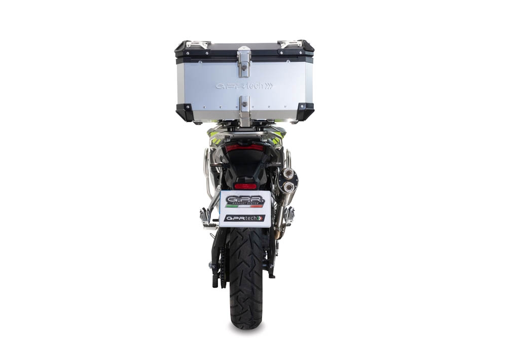 GPR TECH compatible with  GPR TECH Top case in aluminum, silver color with specific plate included Top case in aluminum, silver color with specific plate included Capacity 55 LT.
