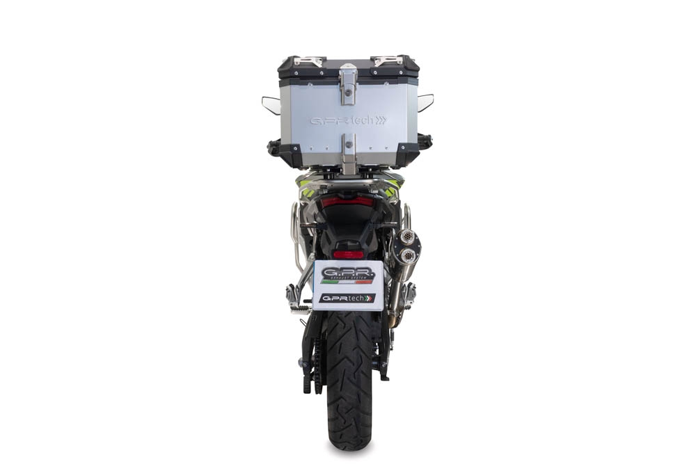 GPR TECH compatible with  GPR TECH Top case in aluminum, silver color with specific plate included Top case in aluminum, silver color with specific plate included Capacity 35 LT.