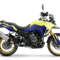 GPR escape compatível com  Suzuki V-STROM DL 800 DE - SE 2023-2025, Furore-X Titanio, Escape legal, homologado, silenciador com db killer removível e tubo de ligação específico 