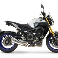 GPR escape compatible con  Yamaha Mt-09 2014-2016, GP-Revo Titanium, Silenciador homologado para ruido, escape completo con catalizador y db killer 