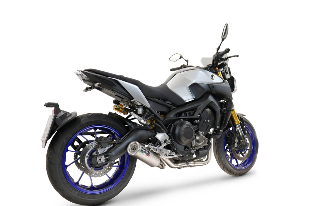 Scarico GPR compatibile con  Yamaha Mt-09 2014-2016, M3 Inox , Scarico completo racing, fornito con db killer estraibile e collettore, non conforme per uso stradale