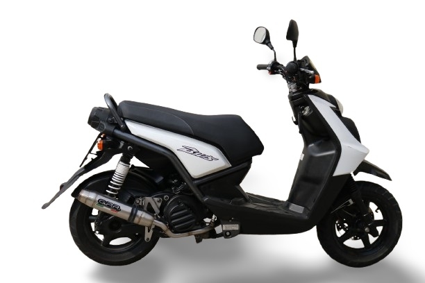 Scarico GPR compatibile con  Yamaha Zuma 125 2009-2015, Deeptone Inox, Scarico completo racing, fornito con db killer estraibile e collettore, non conforme per uso stradale