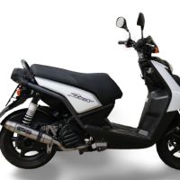 Scarico GPR compatibile con  Yamaha Zuma 125 2009-2015, Deeptone Inox, Scarico completo racing, fornito con db killer estraibile e collettore, non conforme per uso stradale