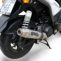 Scarico GPR compatibile con  Yamaha Zuma 125 2009-2015, Deeptone Inox, Scarico completo racing, fornito con db killer estraibile e collettore, non conforme per uso stradale