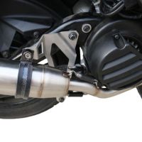 Scarico GPR compatibile con  Yamaha Zuma 125 2009-2015, Deeptone Inox, Scarico completo racing, fornito con db killer estraibile e collettore, non conforme per uso stradale