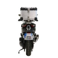 TOP CASE - BAULETTO GPR TECH COMPATABILE CON Zontes 368 G 2025/2026 GPR TECH BAULETTO TOP CASE ALPI-TECH 35 LT. COLORE ARGENTO CON PIASTRA SPECIFICA 