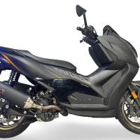 Scarico GPR compatibile con  Zontes 365D 2024-2026, Furore-X Scooter, Silenziatore di scarico, fornito con db killer estraibile e raccordo, legale solo per alcuni mercati extracee