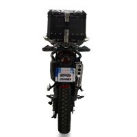 GPR TECH COMPATABILE CON Zontes 703 F 2025/2026 GPR TECH BAULETTO TOP CASE ALPI-TECH 35 LT. COLORE NERO CON PIASTRA SPECIFICA 