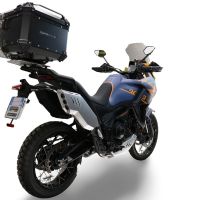 GPR TECH COMPATABILE CON Zontes 703 F 2025/2026 GPR TECH BAULETTO TOP CASE ALPI-TECH 55 LT COLORE NERO CON PIASTRA SPECIFICA 